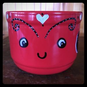 Adorable Hand Painted Ladybug Jumbo Mug